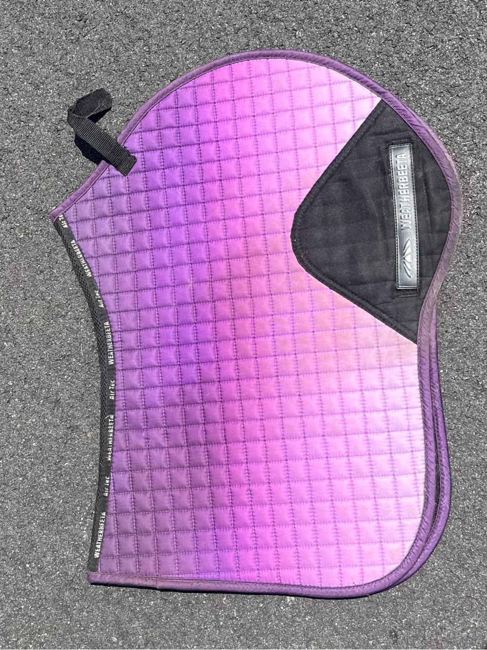 Weatherbeeta Purple Ombre Pony Jump Saddle Pad